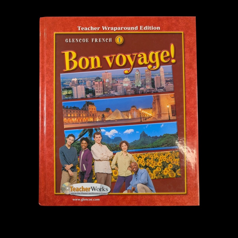 Glencoe French 1 Bon voyage Teacher Wraparound Edition Schmitt Lutz 0078791456
